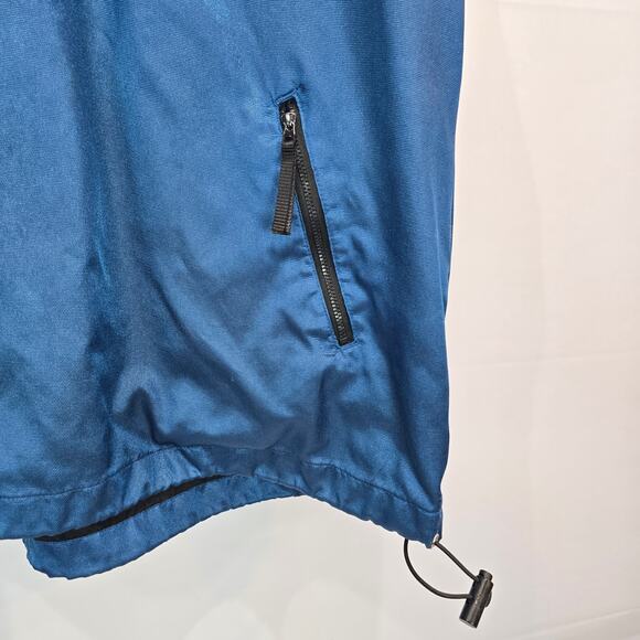 Men's Vintage 90's Starter Half Zip Jacket Teal Blue Black XL - Picture 3 of 12